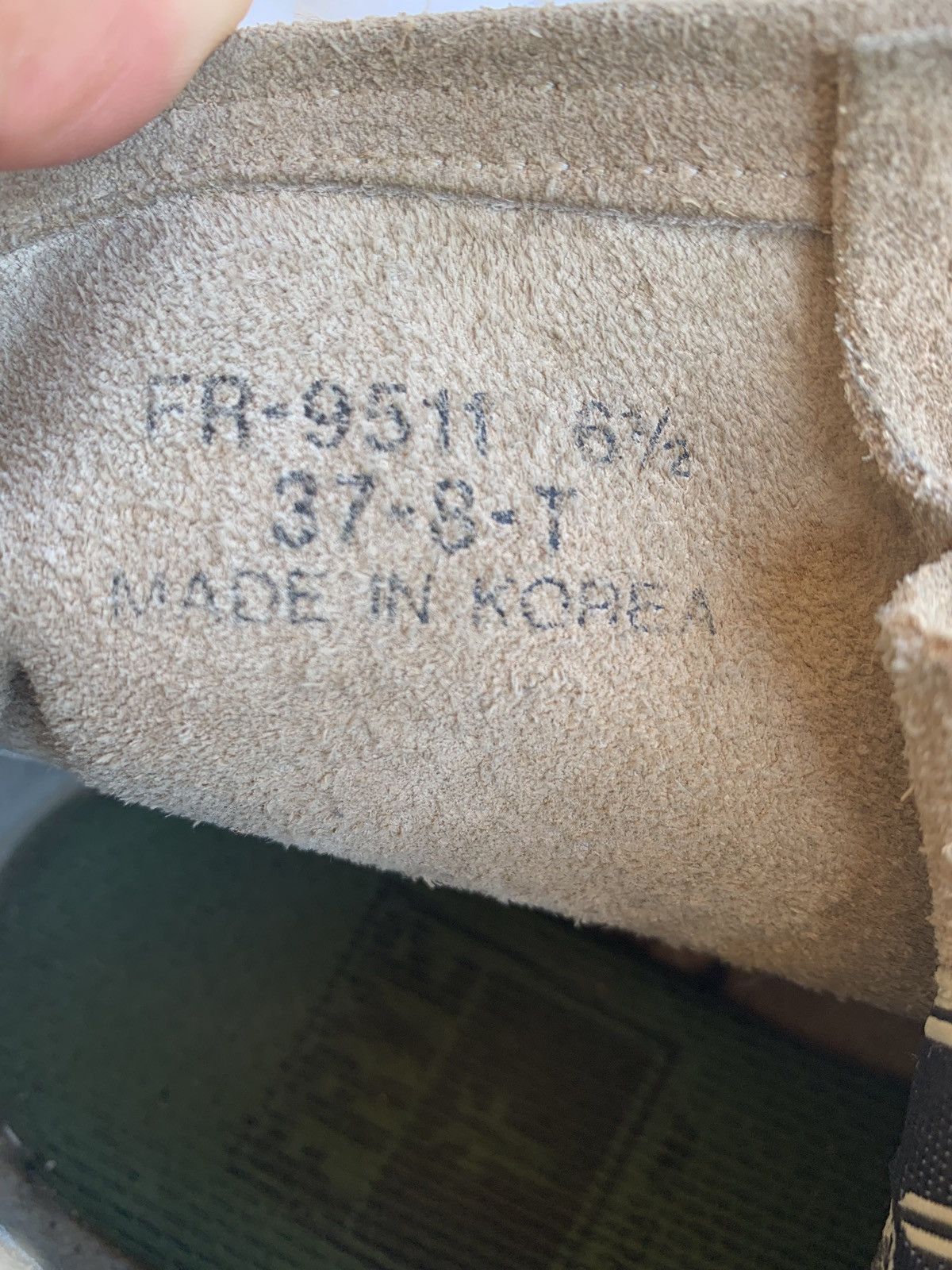 Frye × Japanese Brand Vintage Military FRYE Suede Leather Combat Boots Size US 6.5 / EU 39-40 - 15 Thumbnail