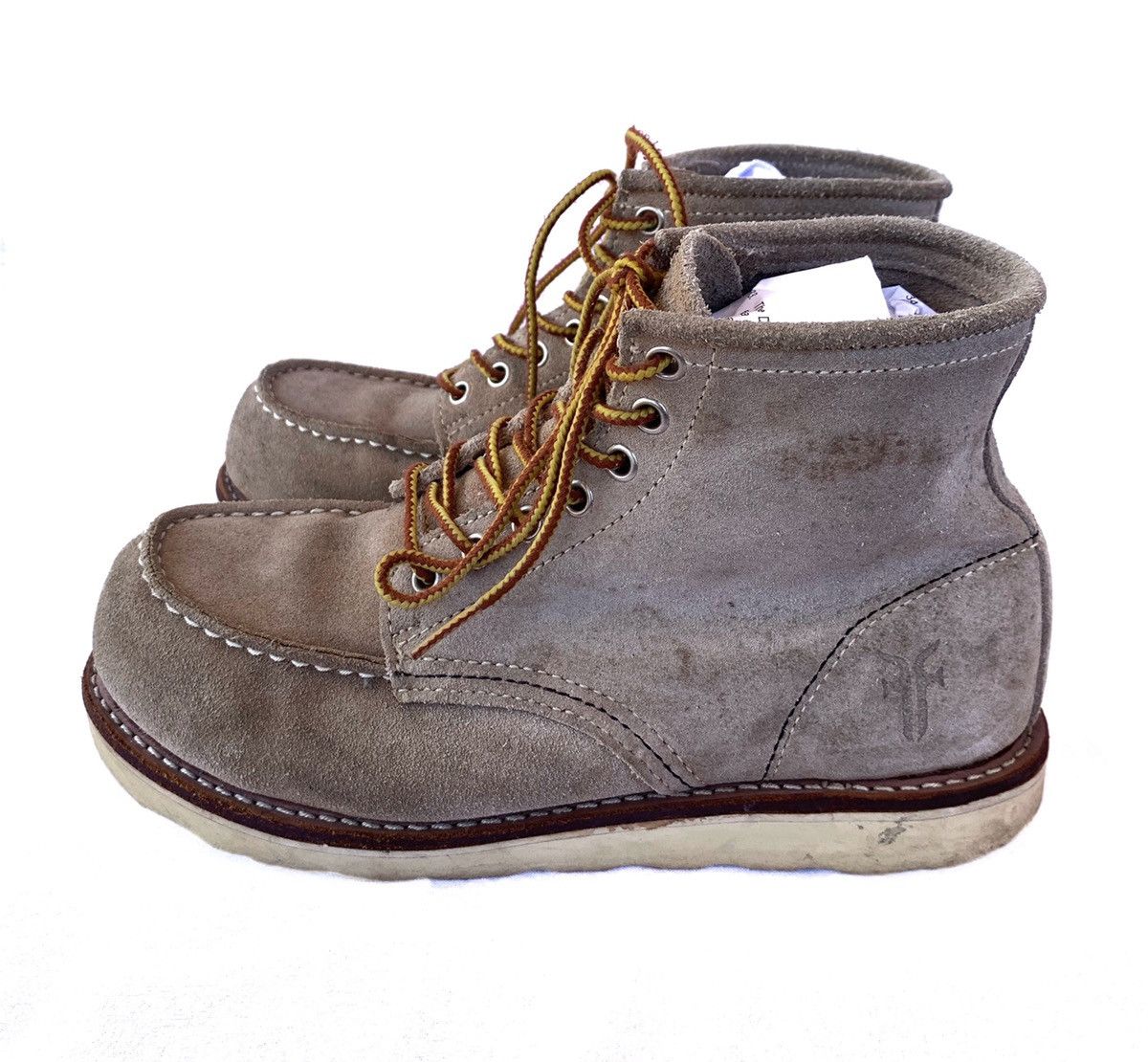 Frye × Japanese Brand Vintage Military FRYE Suede Leather Combat Boots Size US 6.5 / EU 39-40 - 3 Thumbnail
