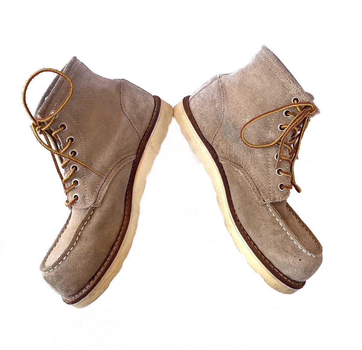 Frye × Japanese Brand Vintage Military FRYE Suede Leather Combat Boots Size US 6.5 / EU 39-40 - 5 Thumbnail