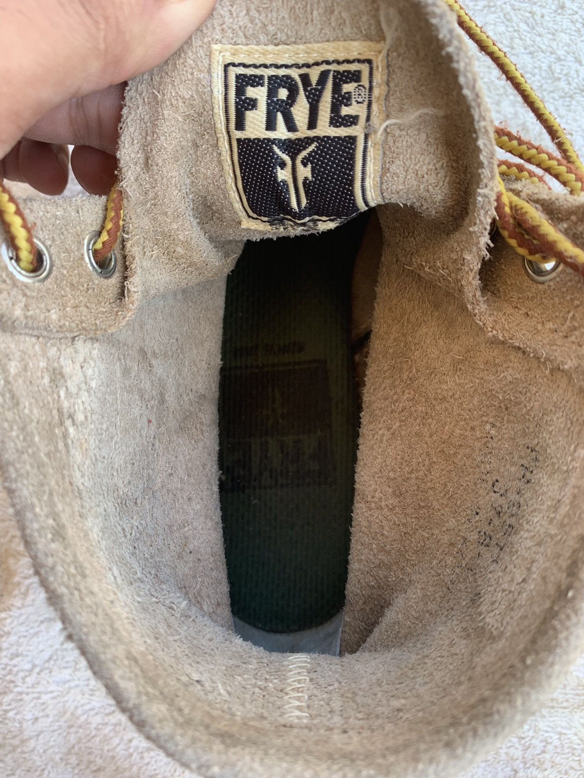 Frye × Japanese Brand Vintage Military FRYE Suede Leather Combat Boots Size US 6.5 / EU 39-40 - 13 Thumbnail