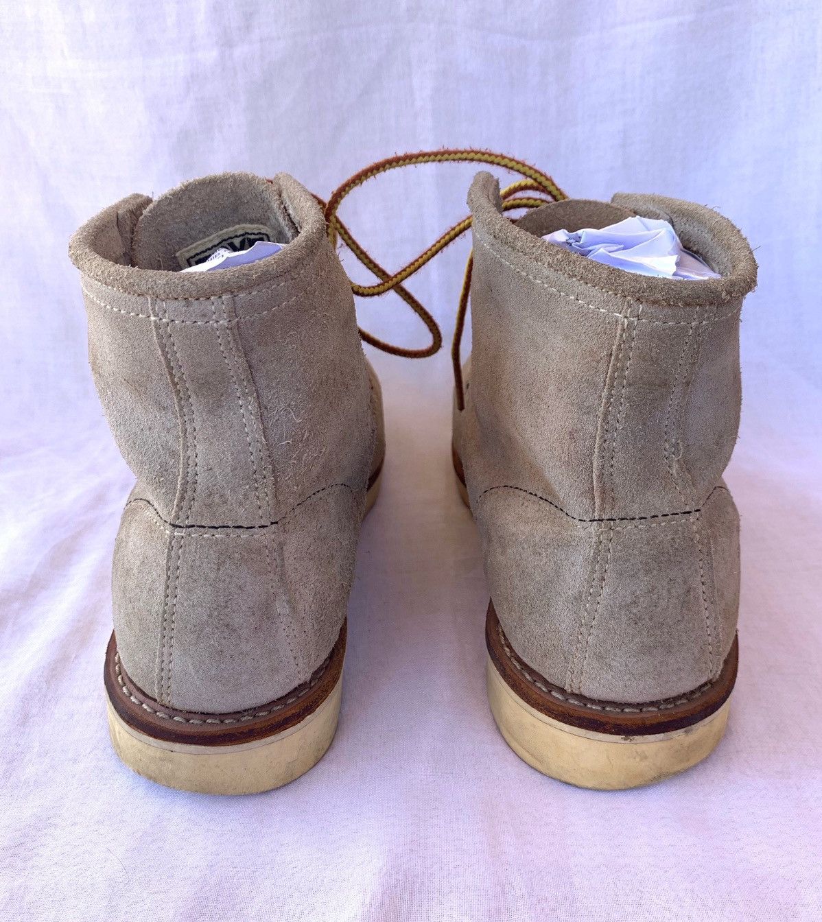 Frye × Japanese Brand Vintage Military FRYE Suede Leather Combat Boots Size US 6.5 / EU 39-40 - 7 Thumbnail