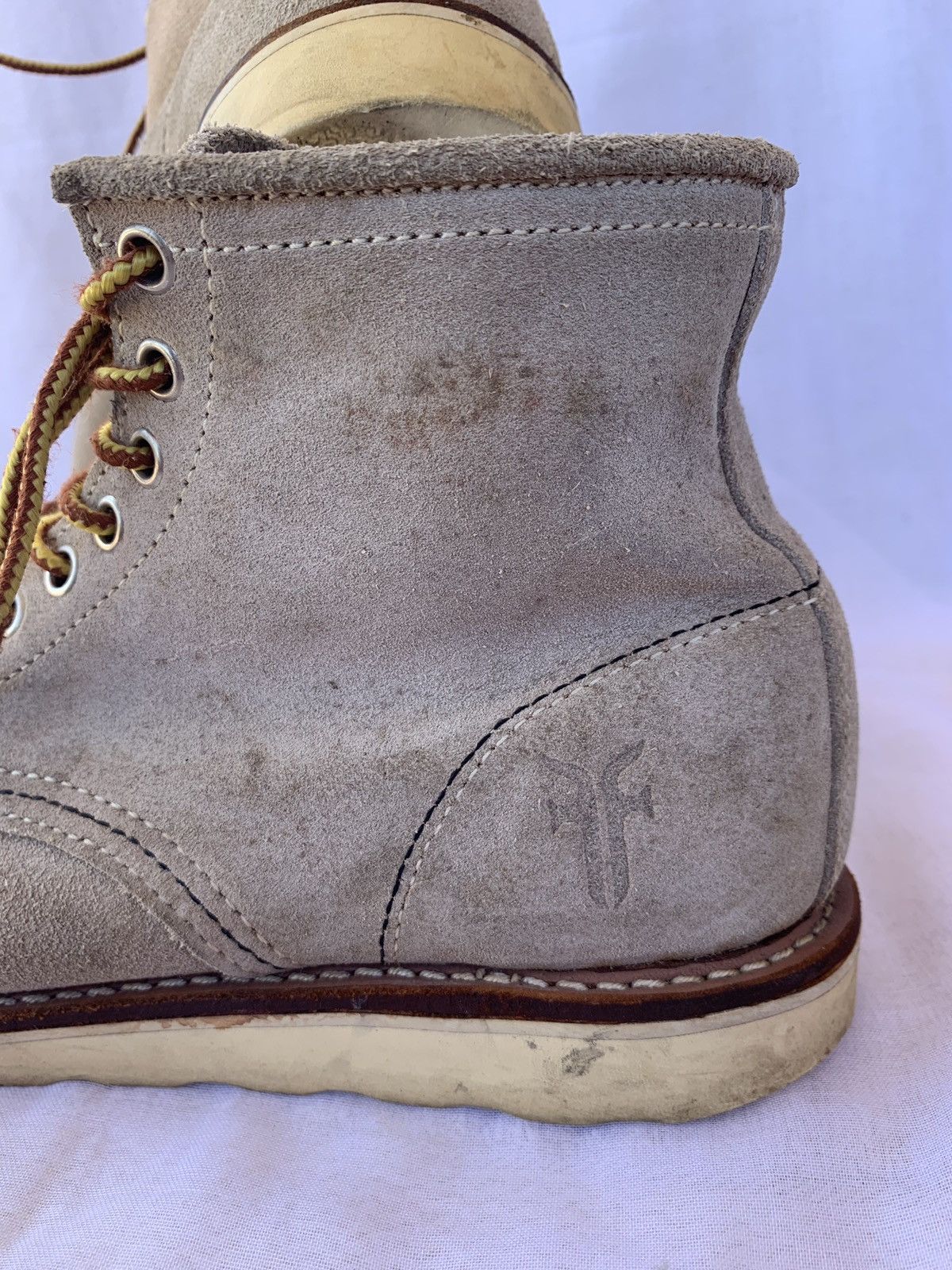 Frye × Japanese Brand Vintage Military FRYE Suede Leather Combat Boots Size US 6.5 / EU 39-40 - 9 Thumbnail