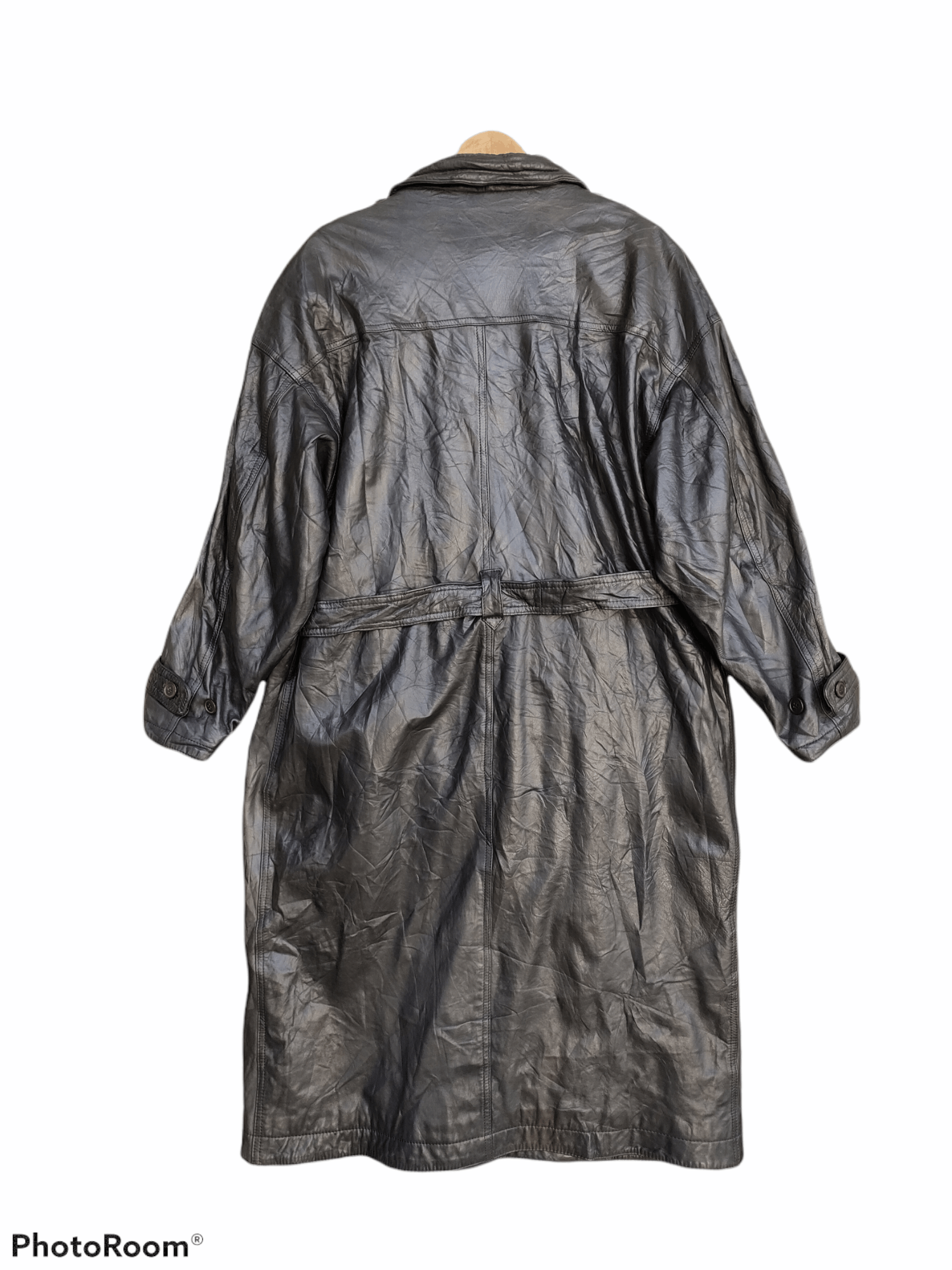 f*0様 HARAJUKU MOTHER LEATHER TRENCH COAT Genuine Leather × Japanese Brand Harajuku Mother Leather