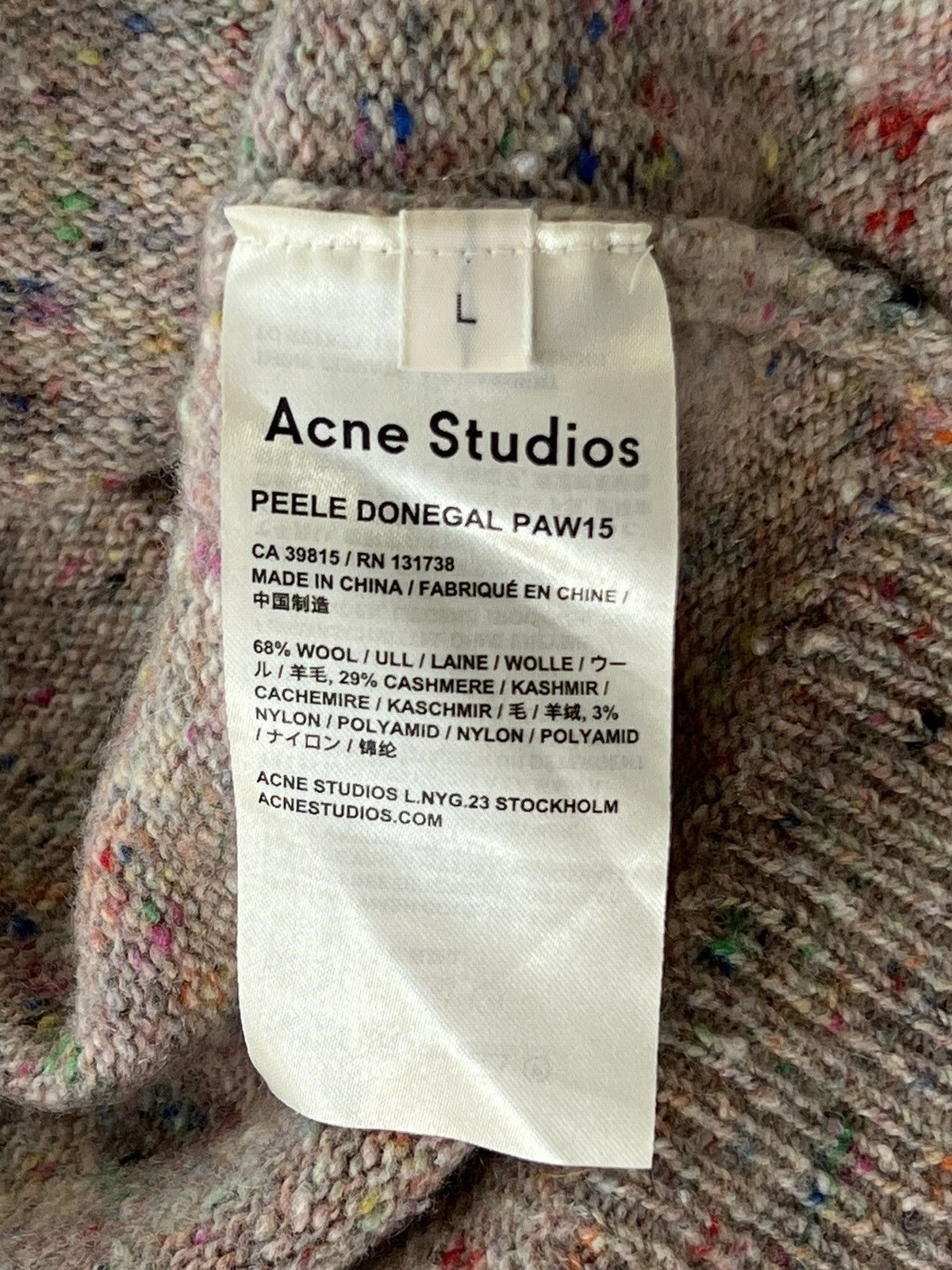 Acne Studios AW/15 Acne Studios Wool Sweater Size US L / EU 52-54 / 3 - 10 Thumbnail
