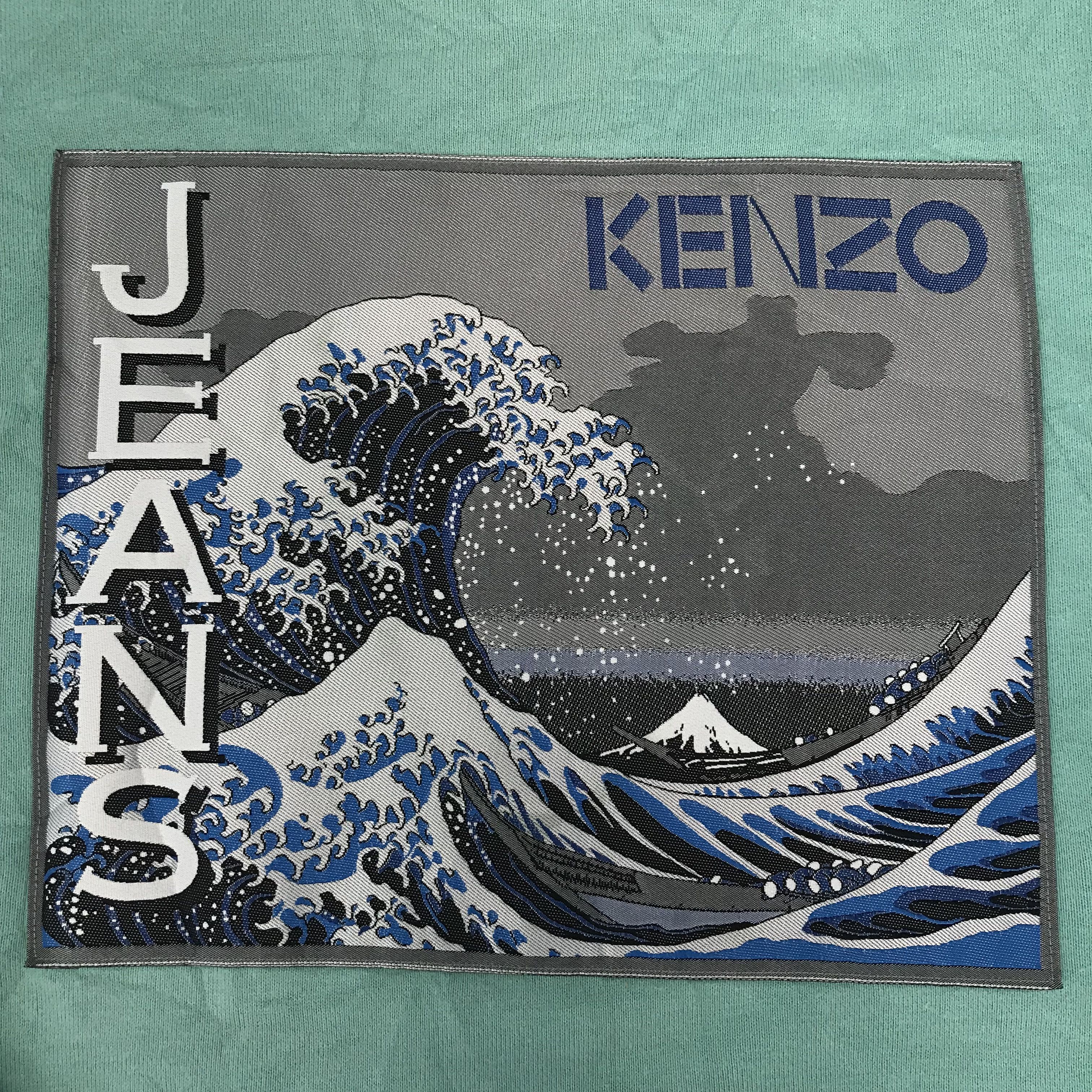 Japanese Brand × Kenzo Kenzo Jeans Big Logo Jumper Nice Design Size US XL / EU 56 / 4 - 5 Thumbnail