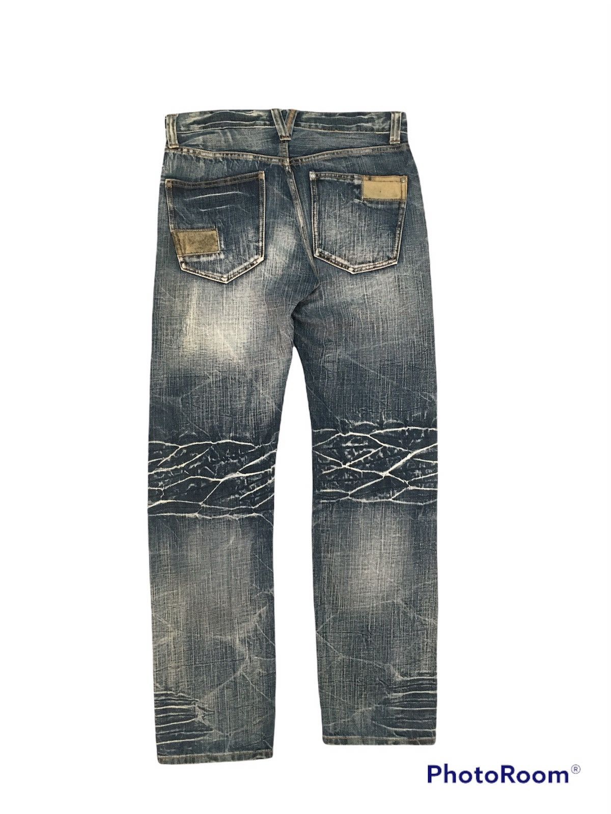 Japanese Brand 🔥SICK🔥Sorridere HardCore Distressed Ripped Denim Pants Size US 32 / EU 48 - 5 Thumbnail
