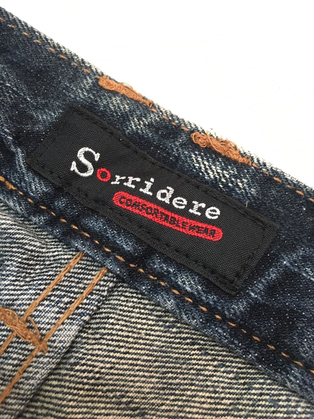 Japanese Brand 🔥SICK🔥Sorridere HardCore Distressed Ripped Denim Pants Size US 32 / EU 48 - 6 Thumbnail