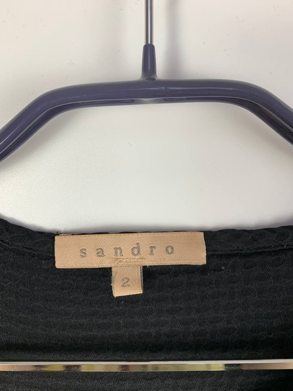 Sandro Sandro Vintage dress black 2 Size XS / US 0-2 / IT 36-38 - 11 Thumbnail