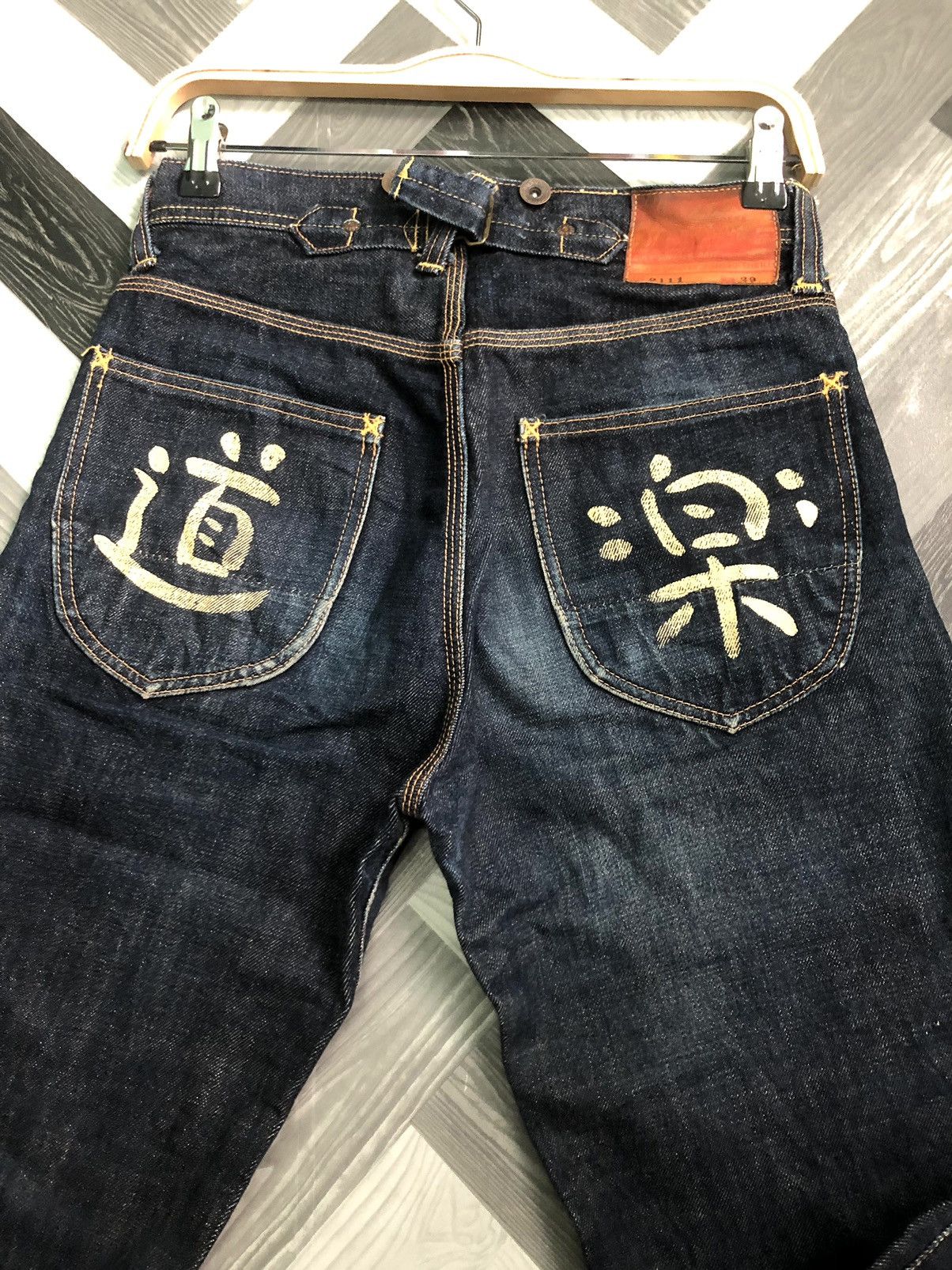 Evisu × Vintage RARE🔥TRUE VINTAGE EVIS/EVISU FIRST MODEL SELVEDGE DENIM Size US 29 - 8 Thumbnail