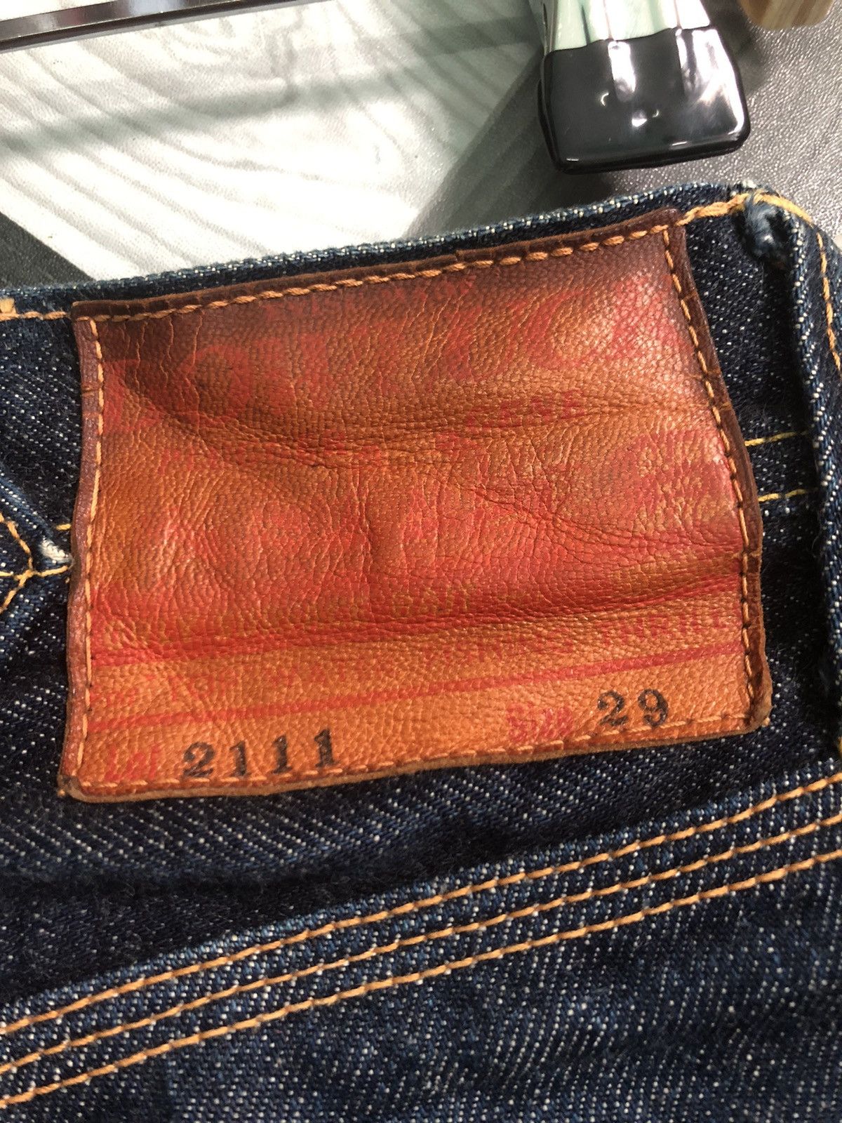 Evisu × Vintage RARE🔥TRUE VINTAGE EVIS/EVISU FIRST MODEL SELVEDGE DENIM Size US 29 - 9 Thumbnail