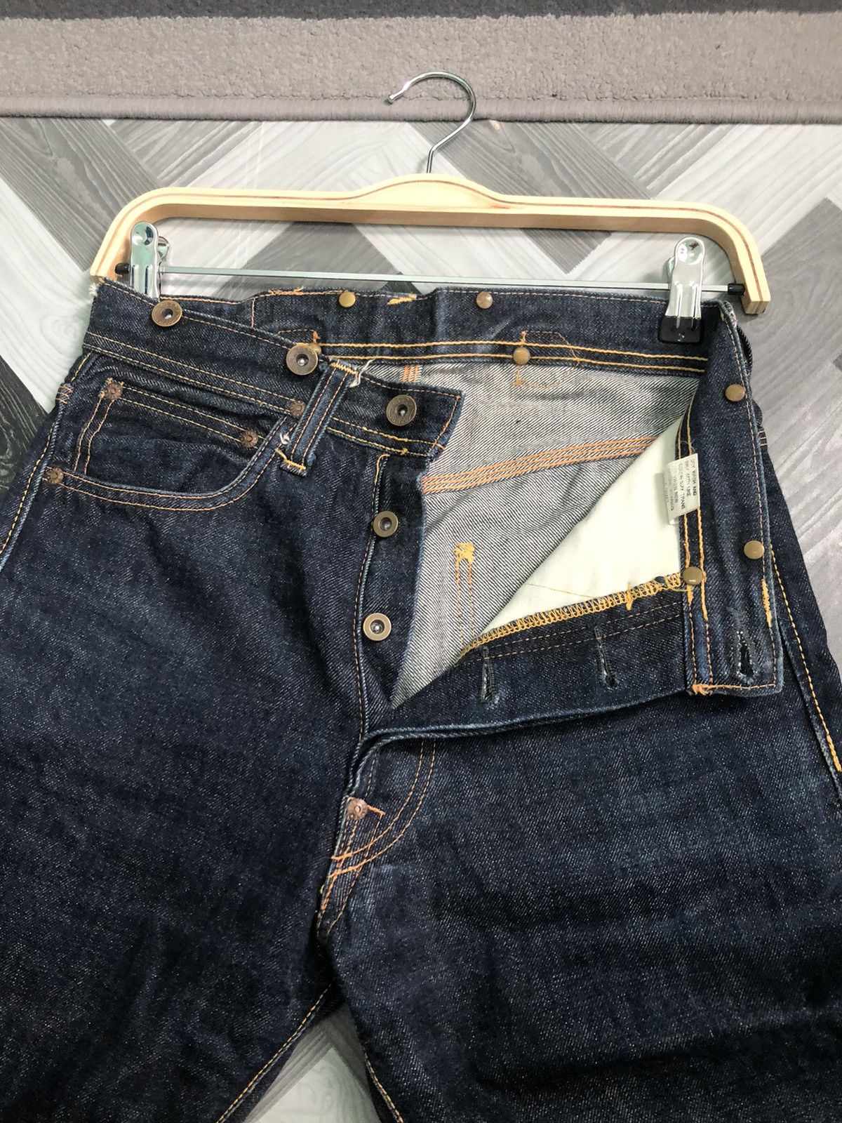 Evisu × Vintage RARE🔥TRUE VINTAGE EVIS/EVISU FIRST MODEL SELVEDGE DENIM Size US 29 - 4 Thumbnail