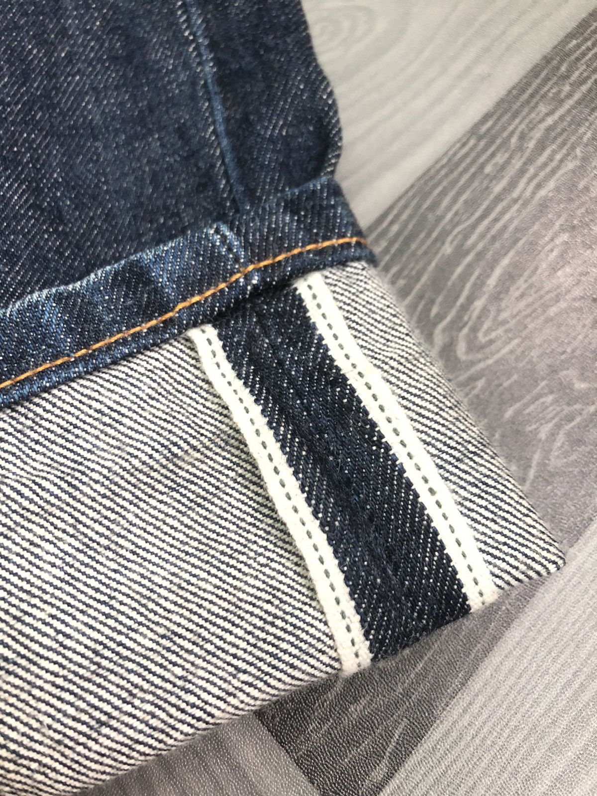 Evisu × Vintage RARE🔥TRUE VINTAGE EVIS/EVISU FIRST MODEL SELVEDGE DENIM Size US 29 - 3 Thumbnail