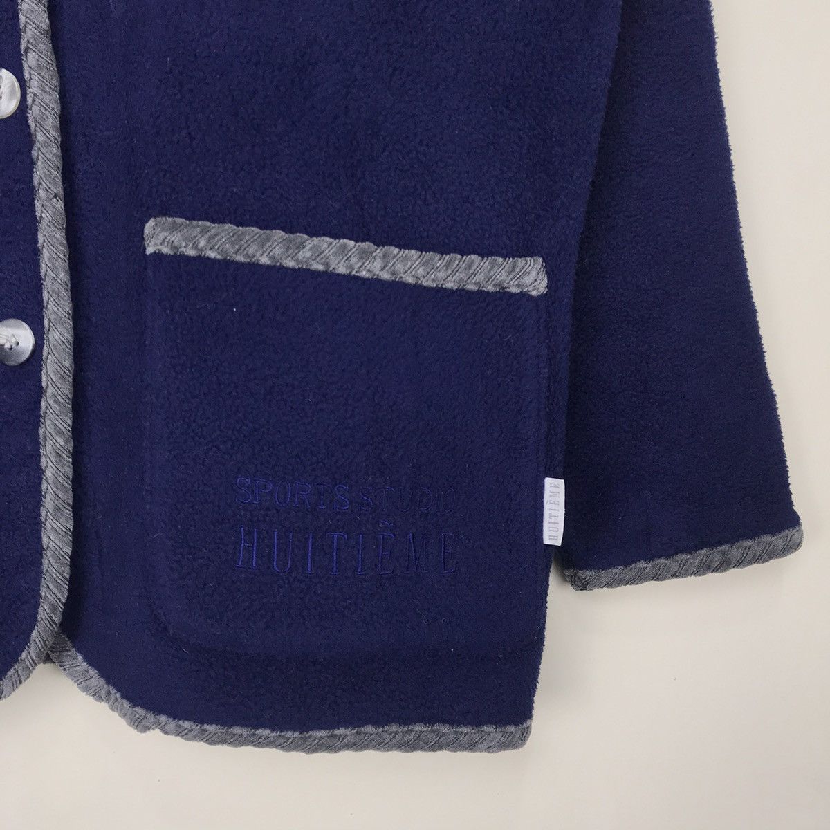 Japanese Brand HUITiEME 8e japanese brand fleece buttom up twin pocket Size L / US 10 / IT 46 - 2 Thumbnail