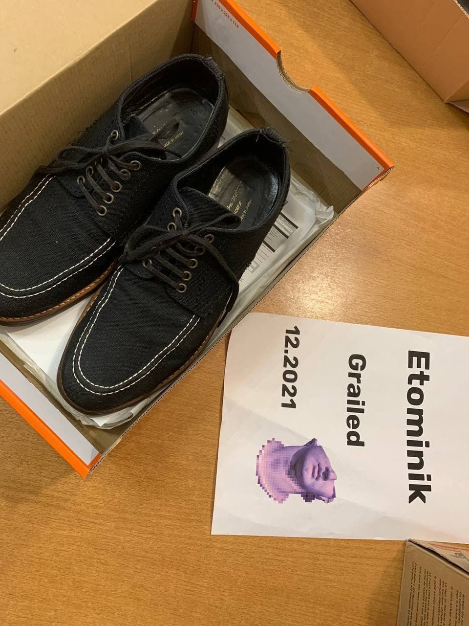 Comme des Garcons Homme Plus Comme Des Garcons Homme Plus canvas shoes brogue derby Size US 8.5 / EU 41-42 - 7 Thumbnail