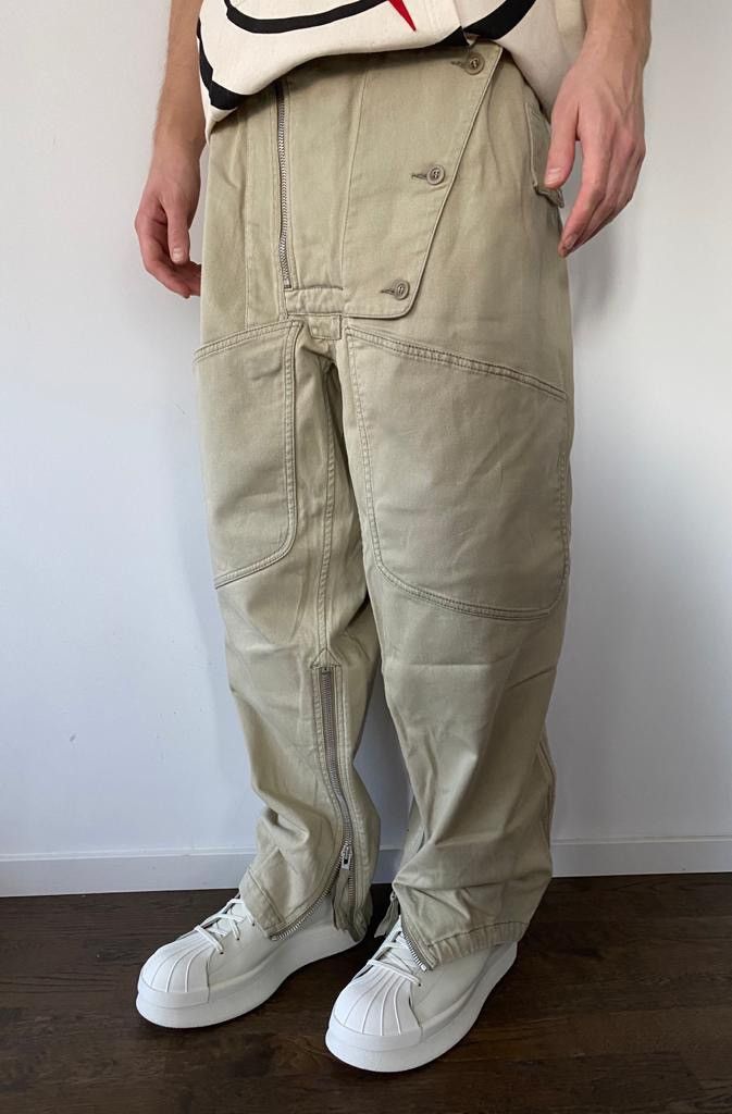 image of Maison Margiela Flight Cargo Trousers in Beige, Men's (Size 30)
