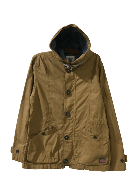 image of Vintage Genuine Dickies Hoodie Jacket in Brown, Men's (Size Large)