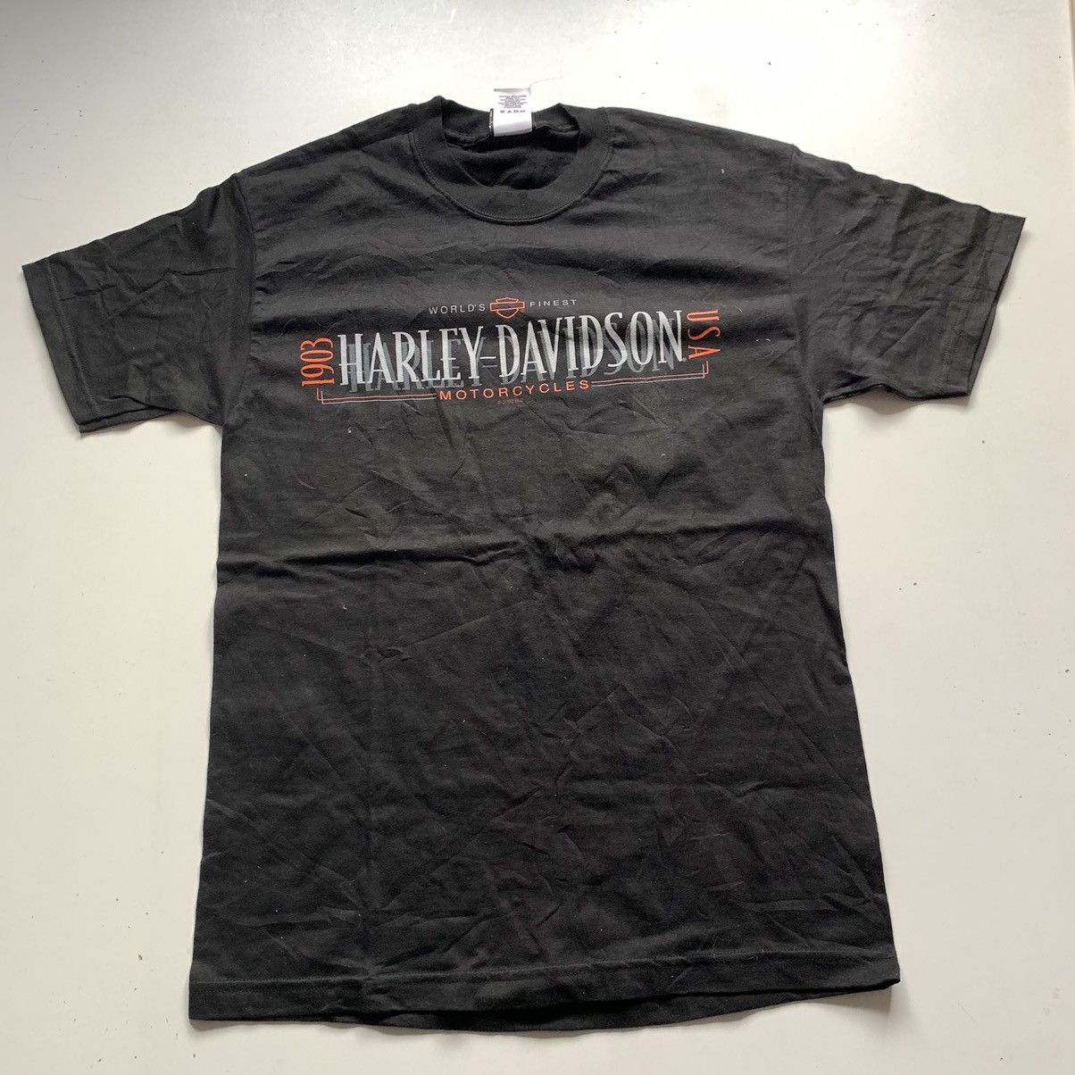 Harley Davidson × Vintage Vintage 2000s Harley Davidson Biker Graphic T Shirt Medium Size US M / EU 48-50 / 2 - 1 Thumbnail