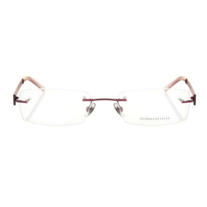 Gucci Gucci '90s Signature Pink Monogram Rimless Frame Glasses | Grailed