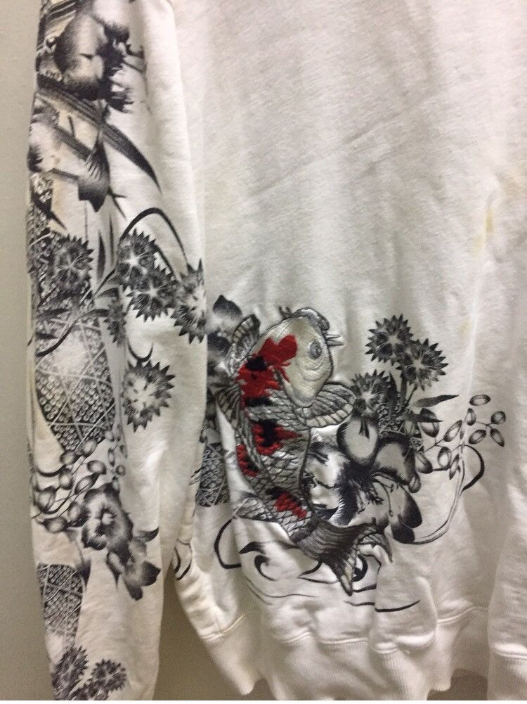 Sukajan embroided koi sweatshirt
