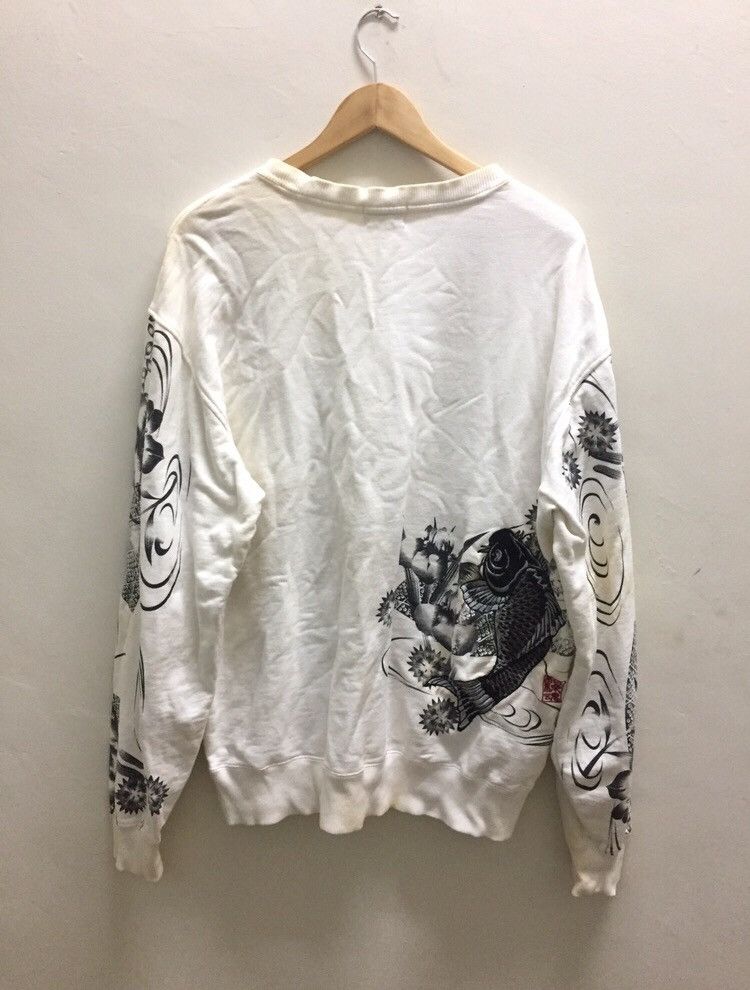 Sukajan embroided koi sweatshirt