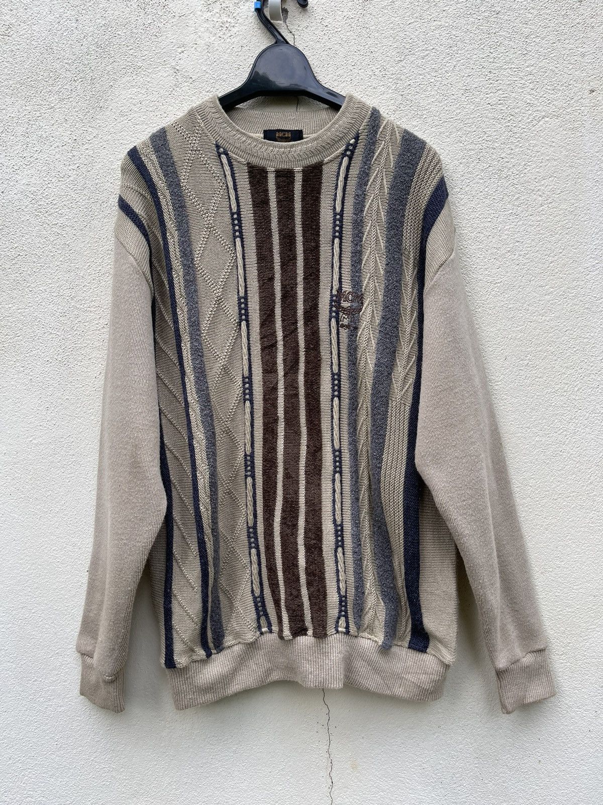 MCM Vintage MCM Legere Iconic Sweatshirt Stripes Size US S / EU 44-46 / 1 - 1 Thumbnail