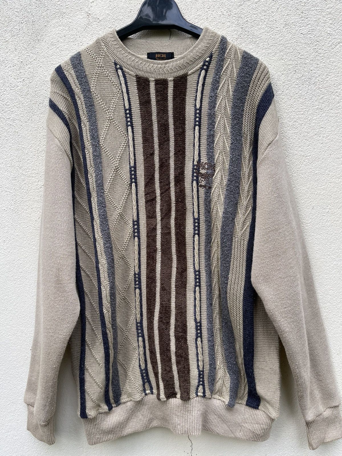 MCM Vintage MCM Legere Iconic Sweatshirt Stripes Size US S / EU 44-46 / 1 - 5 Thumbnail