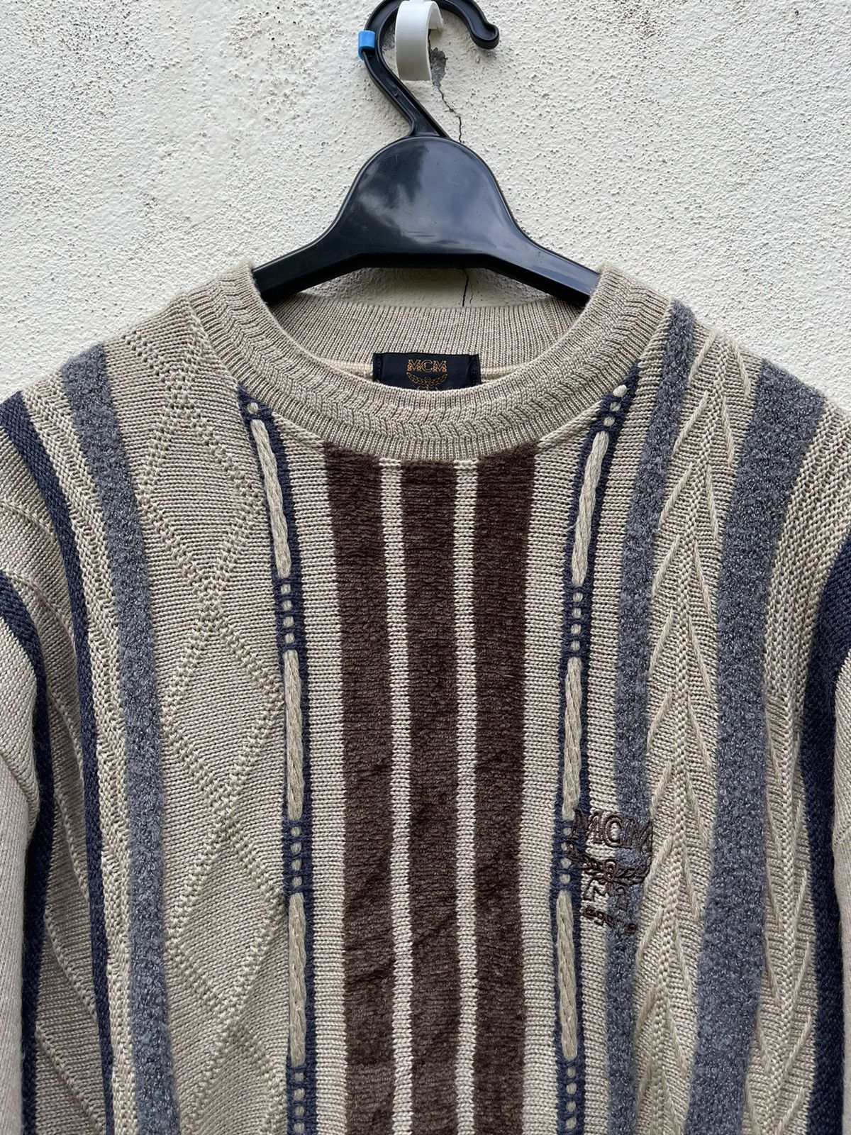 MCM Vintage MCM Legere Iconic Sweatshirt Stripes Size US S / EU 44-46 / 1 - 3 Thumbnail