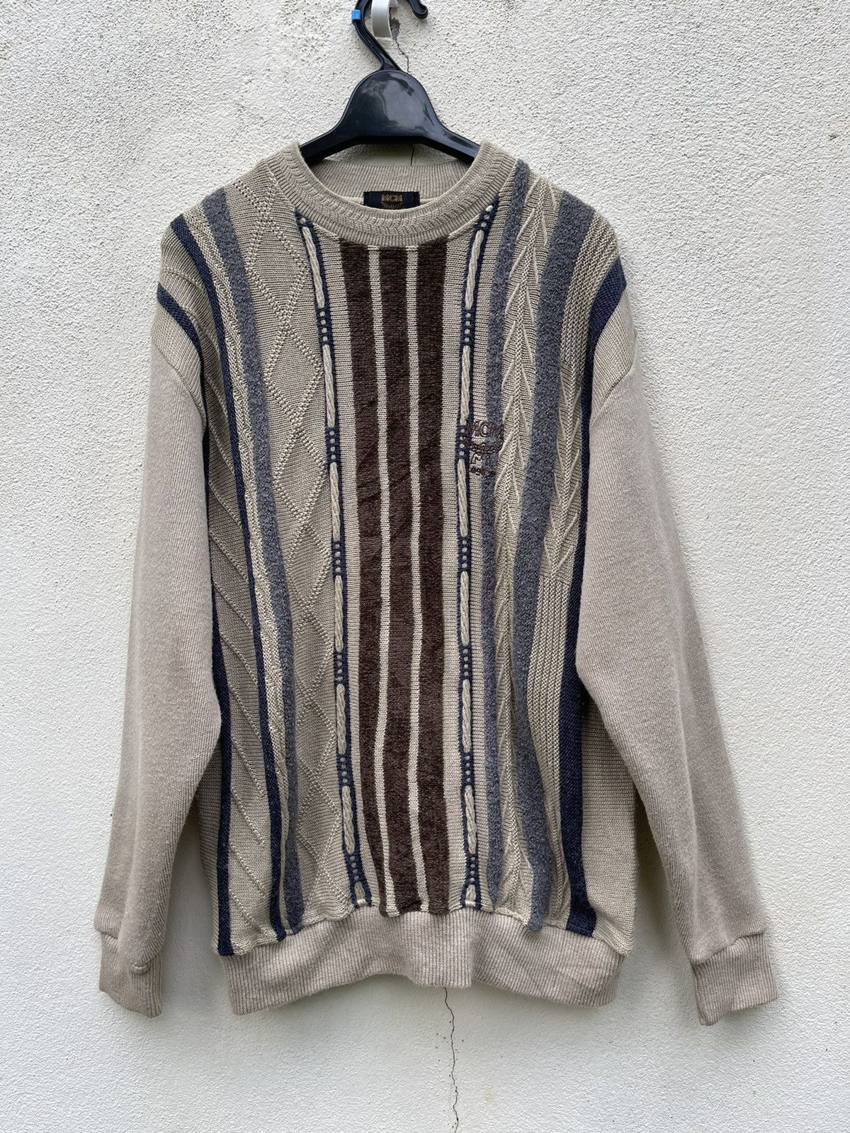 MCM Vintage MCM Legere Iconic Sweatshirt Stripes Size US S / EU 44-46 / 1 - 7 Thumbnail