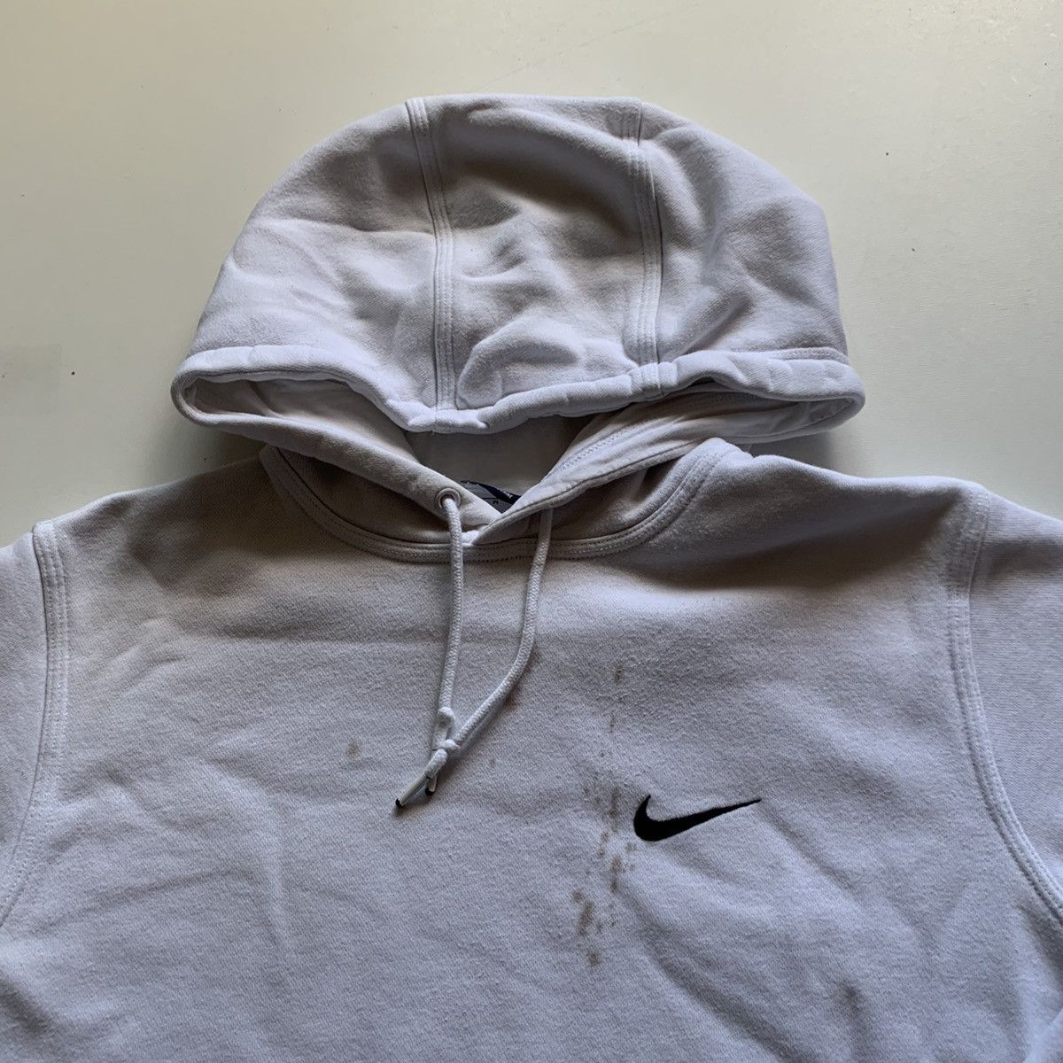 Nike × Vintage Vintage 2000s Nike Embroidered Swoosh Pullover Hoodie Medium Size US M / EU 48-50 / 2 - 2 Thumbnail