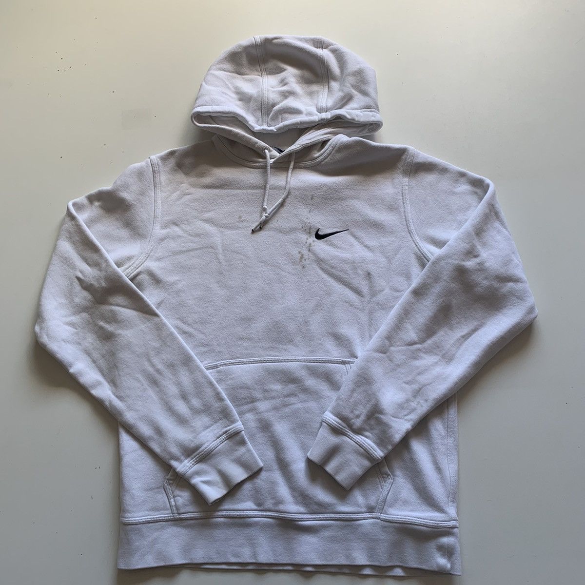 Nike × Vintage Vintage 2000s Nike Embroidered Swoosh Pullover Hoodie Medium Size US M / EU 48-50 / 2 - 1 Thumbnail