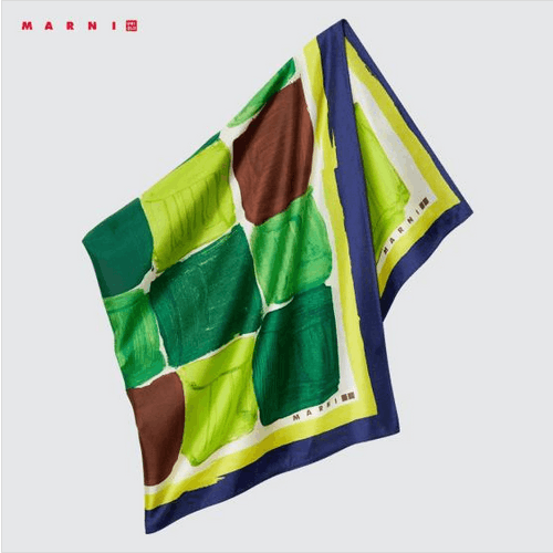 Japanese Brand UNIQLO X MARNI SILK FUROSHIKI SCARF Size ONE SIZE - 1 Thumbnail