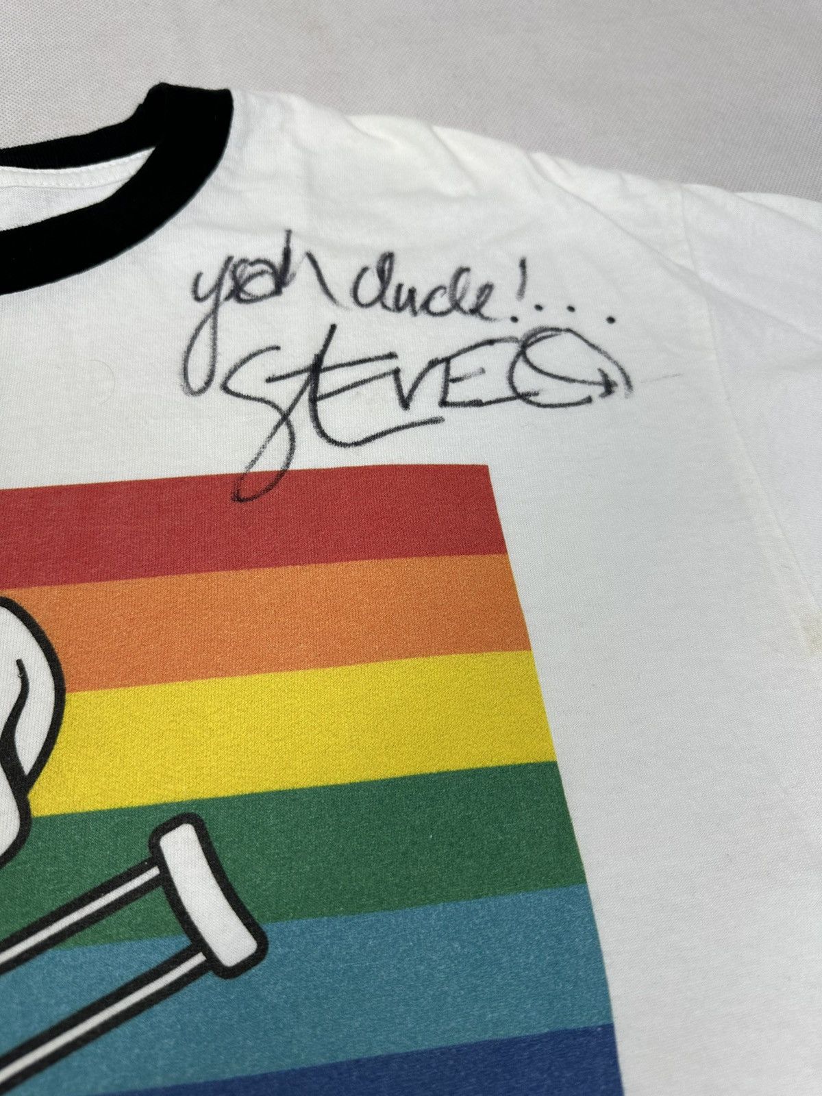 Vintage RARE vintage jackass mtv tee signed by crew members Size US XL / EU 56 / 4 - 6 Thumbnail