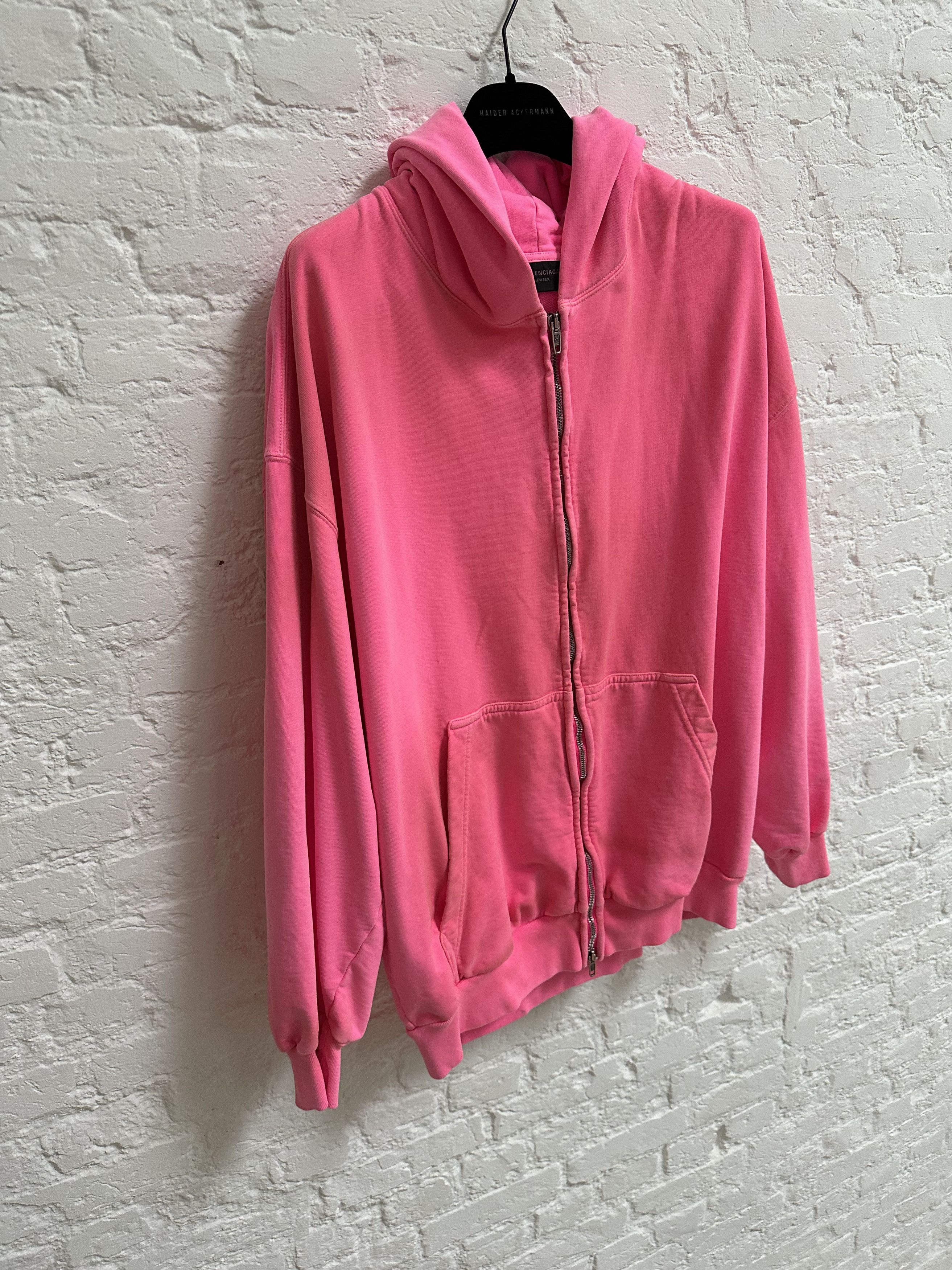 Balenciaga Balenciaga Pink Faded Hoodie Size L Size US L / EU 52-54 / 3 - 2 Thumbnail