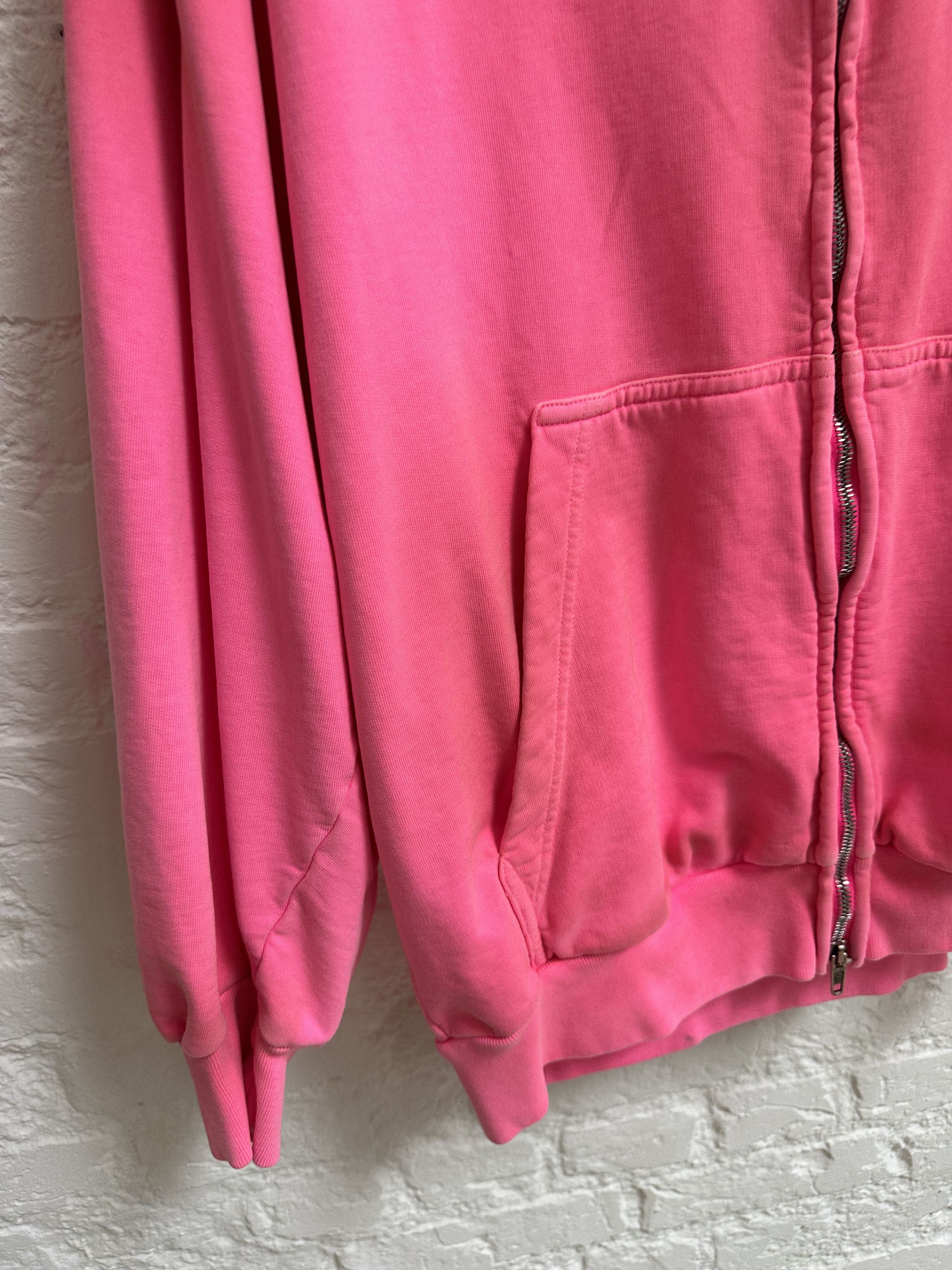 Balenciaga Balenciaga Pink Faded Hoodie Size L Size US L / EU 52-54 / 3 - 3 Thumbnail