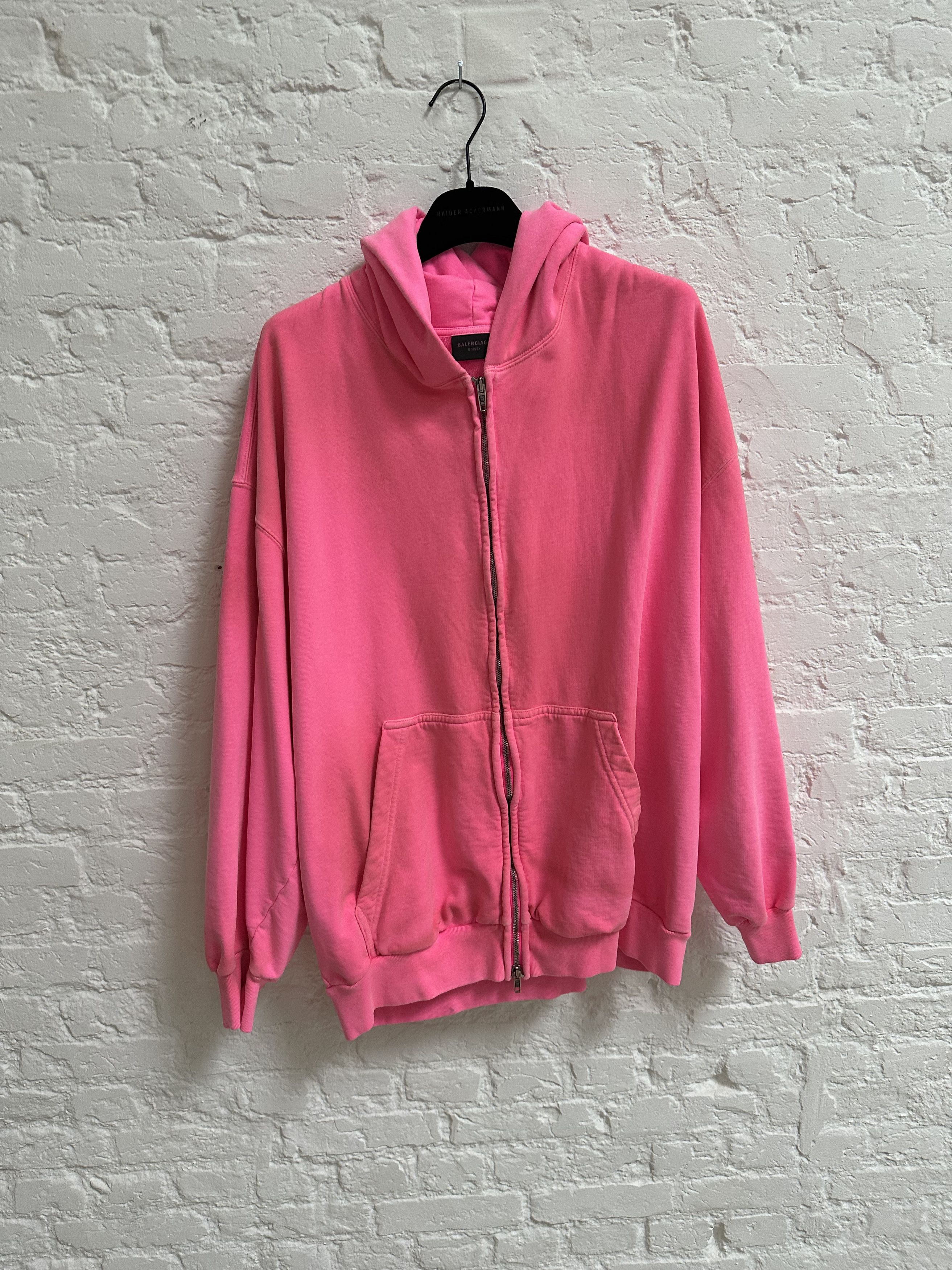 Balenciaga Balenciaga Pink Faded Hoodie Size L Size US L / EU 52-54 / 3 - 1 Thumbnail