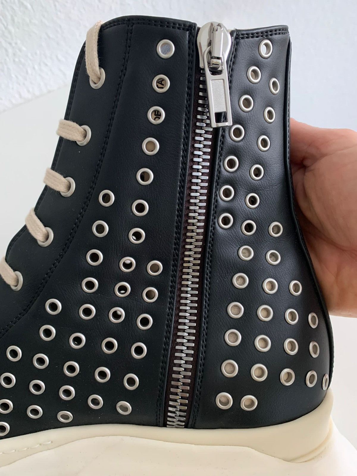 Rick Owens SS23 Rick Owens Abstract Ramones limited edition Size US 12 / EU 45 - 4 Thumbnail