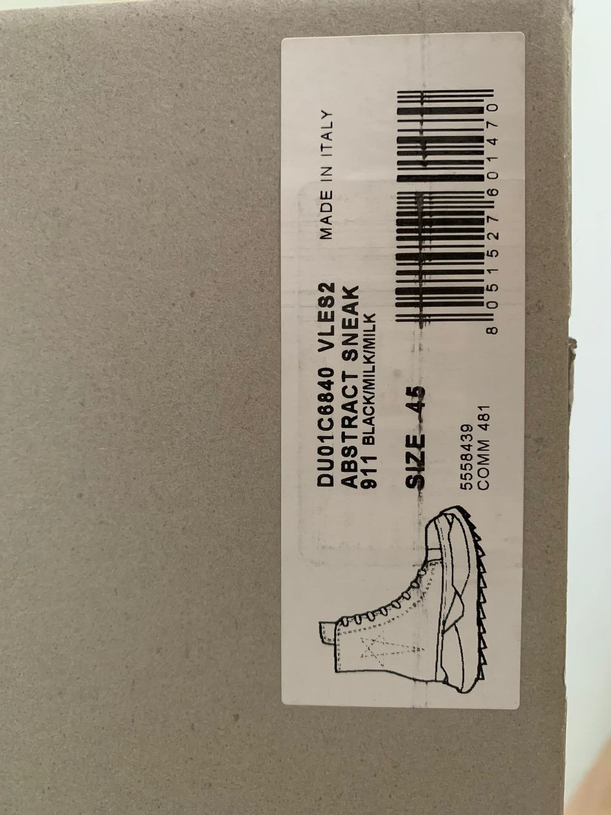 Rick Owens SS23 Rick Owens Abstract Ramones limited edition Size US 12 / EU 45 - 10 Thumbnail