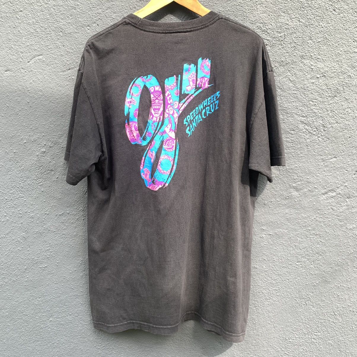 Thrashed Faded Santa Cruz Skateboard Tee
