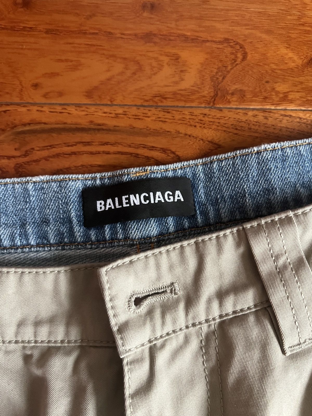 Balenciaga *Rare* Balenciaga AW 21 Afterworld Hybrid Cargo Pants Size US 31 - 6 Thumbnail