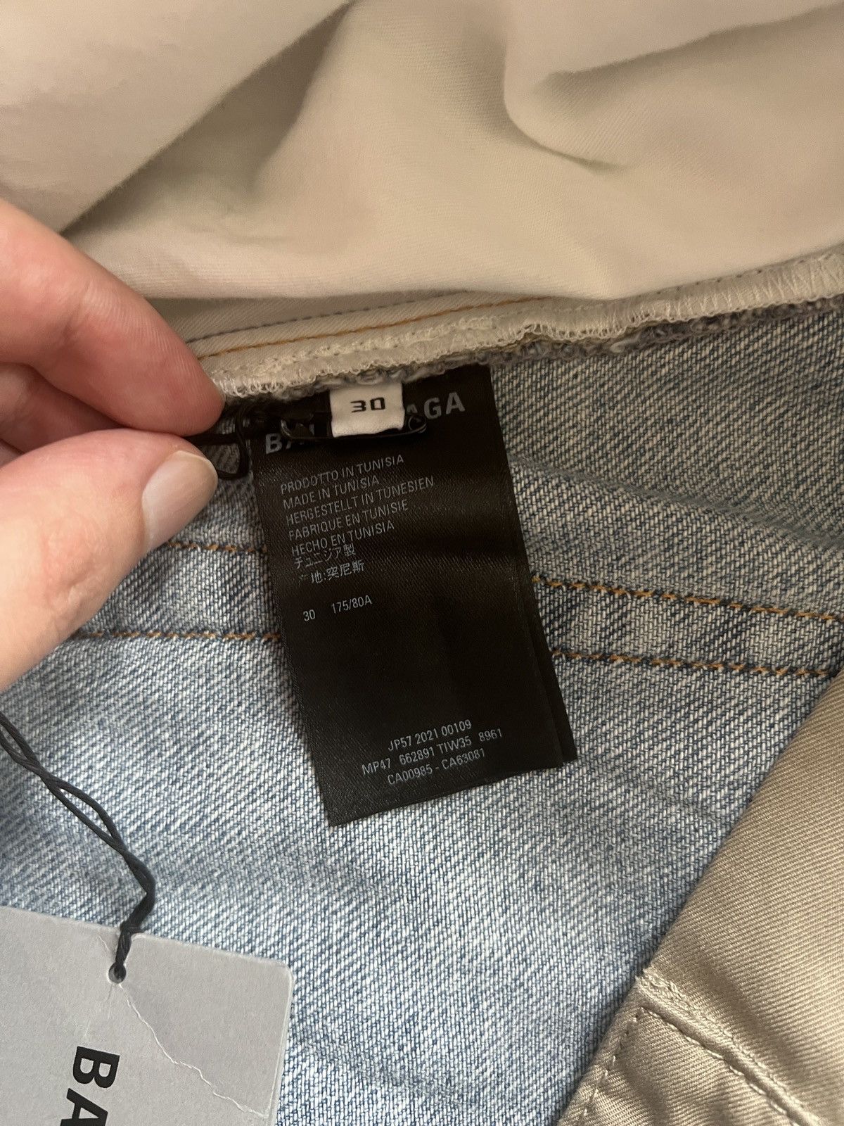 Balenciaga *Rare* Balenciaga AW 21 Afterworld Hybrid Cargo Pants Size US 30 / EU 46 - 7 Thumbnail