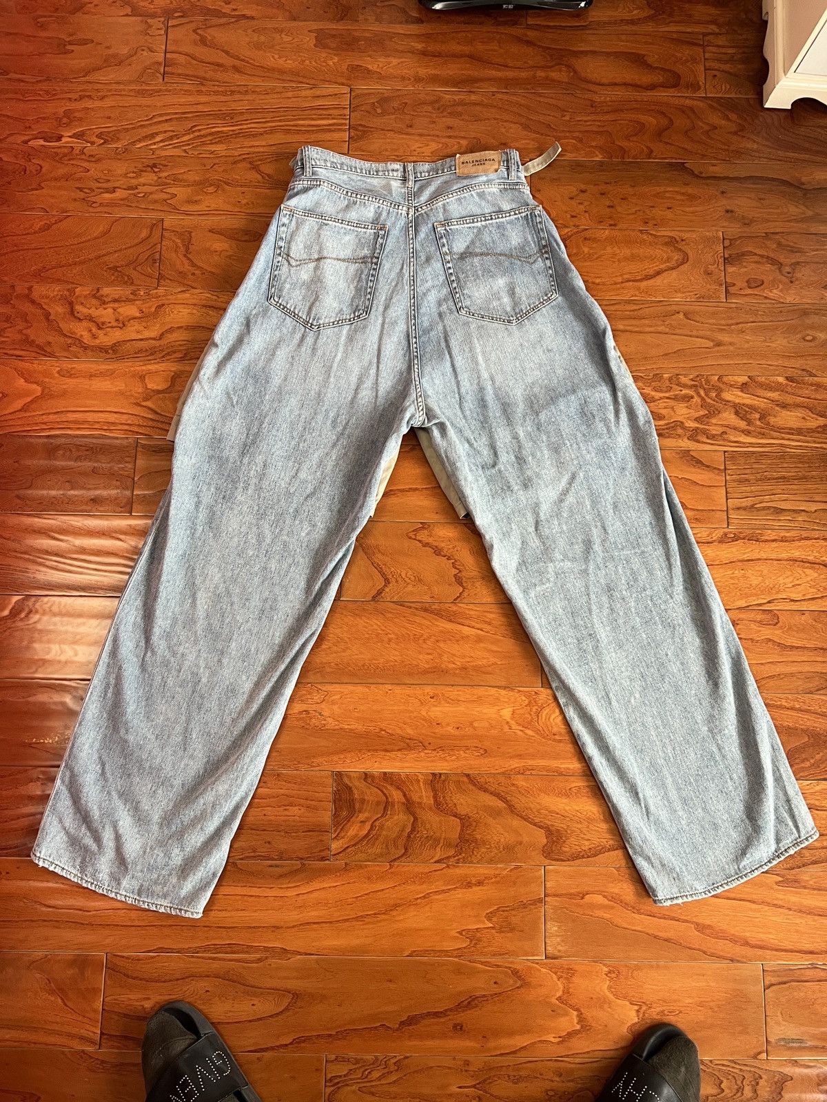 Balenciaga *Rare* Balenciaga AW 21 Afterworld Hybrid Cargo Pants Size US 31 - 4 Thumbnail