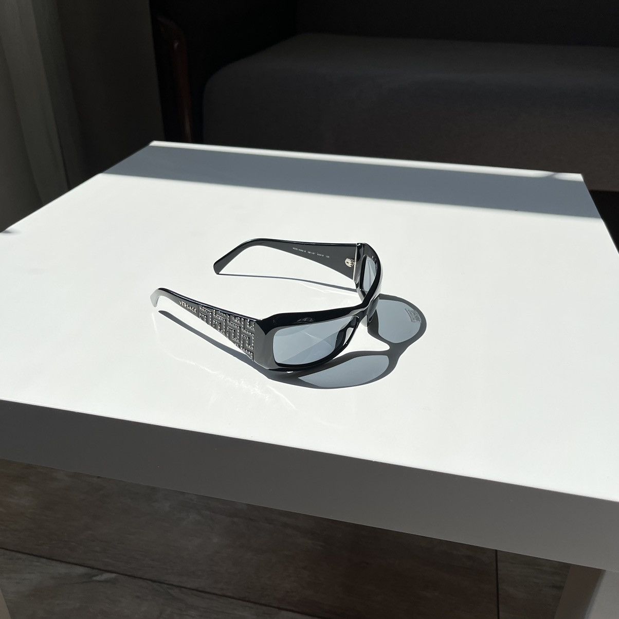 Versace Vintage Versace Sunglasses Swarovski Rhinestone Size ONE SIZE - 4 Thumbnail