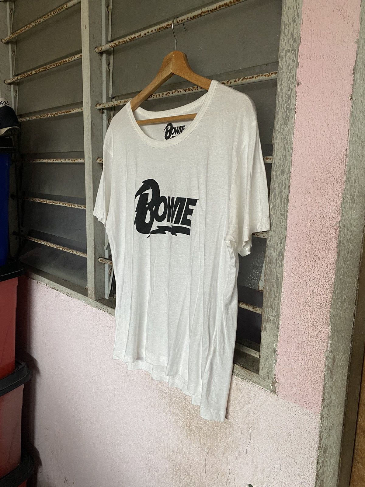 Band Tees × Japanese Brand ⚡️Rare⚡️ David Bowie @2016 Spellout Singer Song Rock Tees Size L / US 10 / IT 46 - 3 Thumbnail