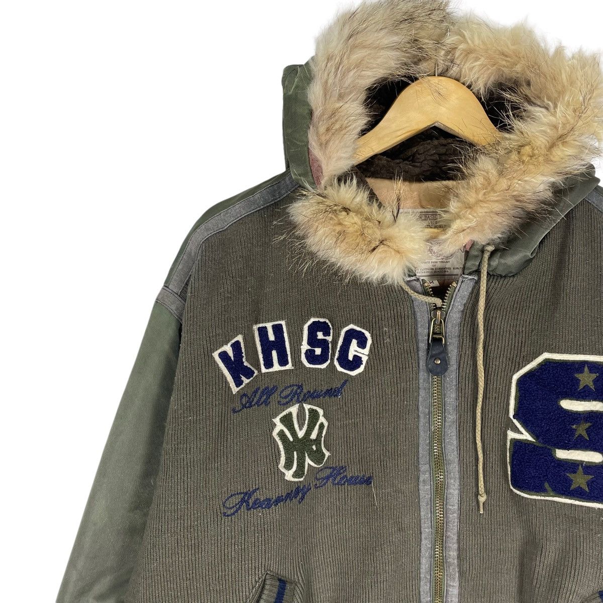 New York Yankees ⚡️KEARNEY HOUSE NY FUR HOODIE JACKET Size US M / EU 48-50 / 2 - 3 Thumbnail