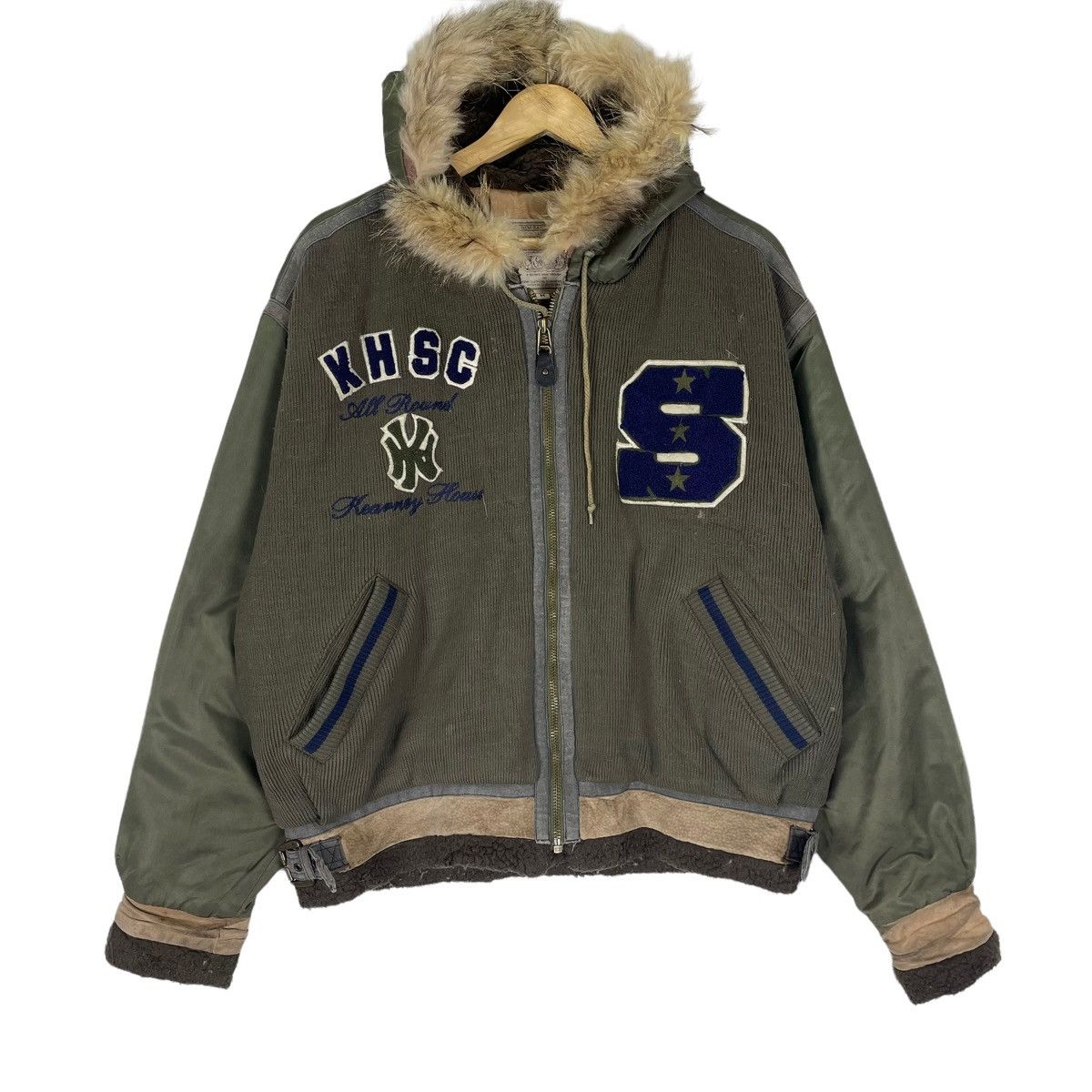 New York Yankees ⚡️KEARNEY HOUSE NY FUR HOODIE JACKET Size US M / EU 48-50 / 2 - 1 Thumbnail