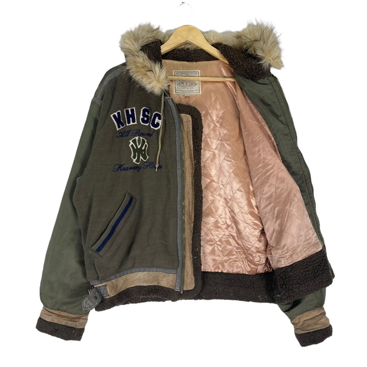 New York Yankees ⚡️KEARNEY HOUSE NY FUR HOODIE JACKET Size US M / EU 48-50 / 2 - 7 Thumbnail