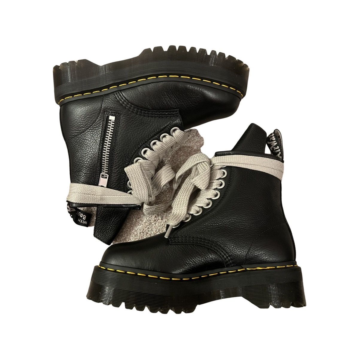 Dr. Martens × Rick Owens Rick Owens Doc Martens 1460 Quad Leather Boots Size US 11.5 / IT 41.5 - 4 Thumbnail