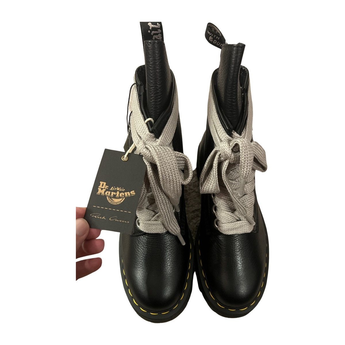 Dr. Martens × Rick Owens Rick Owens Doc Martens 1460 Quad Leather Boots Size US 11.5 / IT 41.5 - 2 Thumbnail