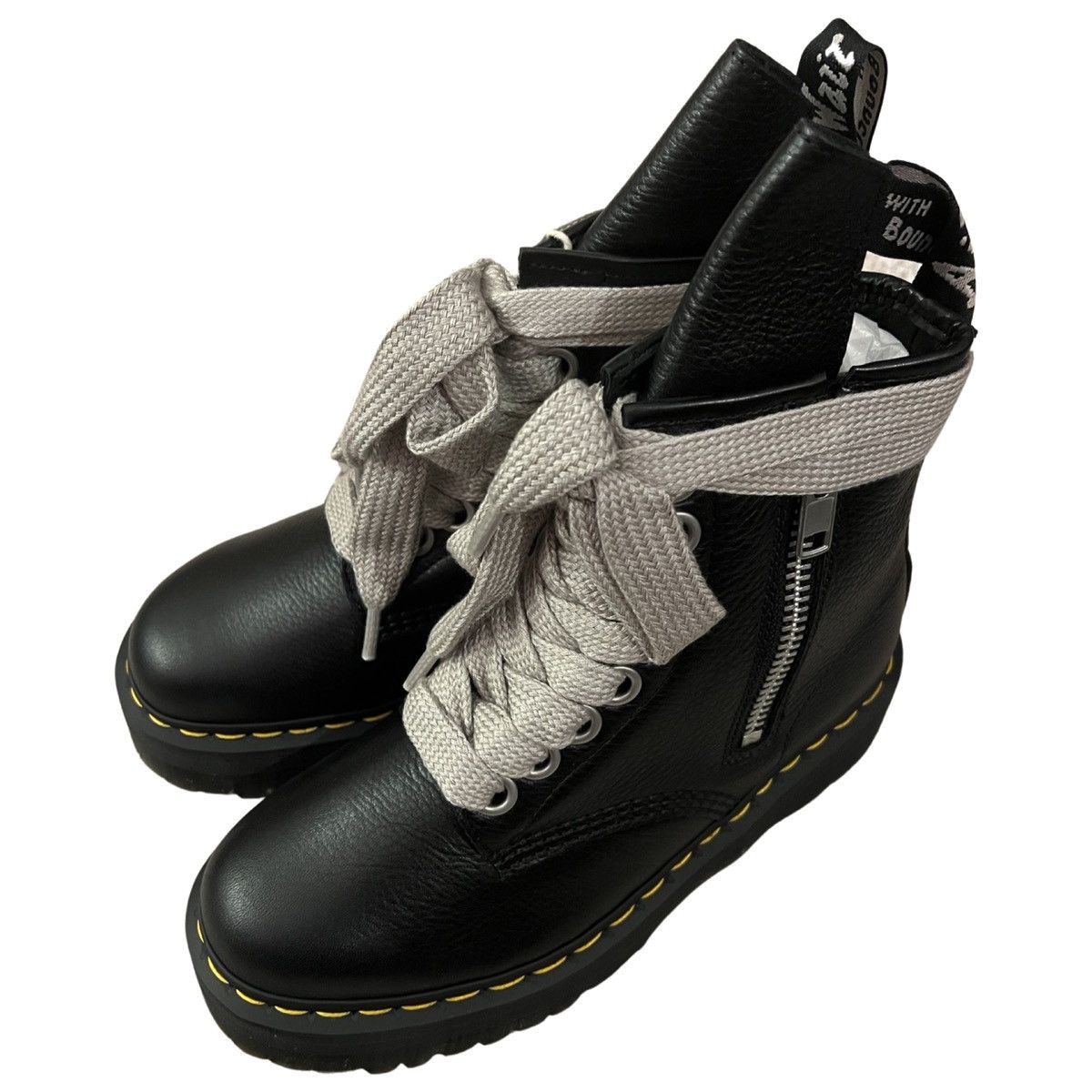 Dr. Martens × Rick Owens Rick Owens Doc Martens 1460 Quad Leather Boots Size US 11.5 / IT 41.5 - 5 Thumbnail