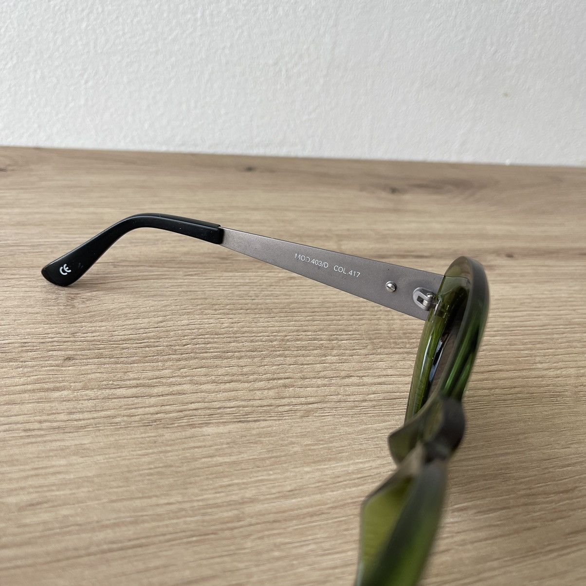 Versace Versace Transparent Green Steel Sunglasses/ MOD. 403/D Size ONE SIZE - 7 Thumbnail